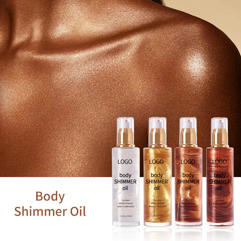 shimmer for body oil